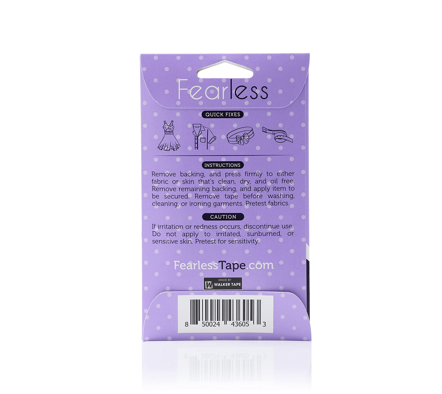 Fearless Fashion Tape – Invisible Double-Sided Body & Clothing Tape (70 Strips) | Strong All-Day Hold | Skin-Safe & Fabric-Friendly