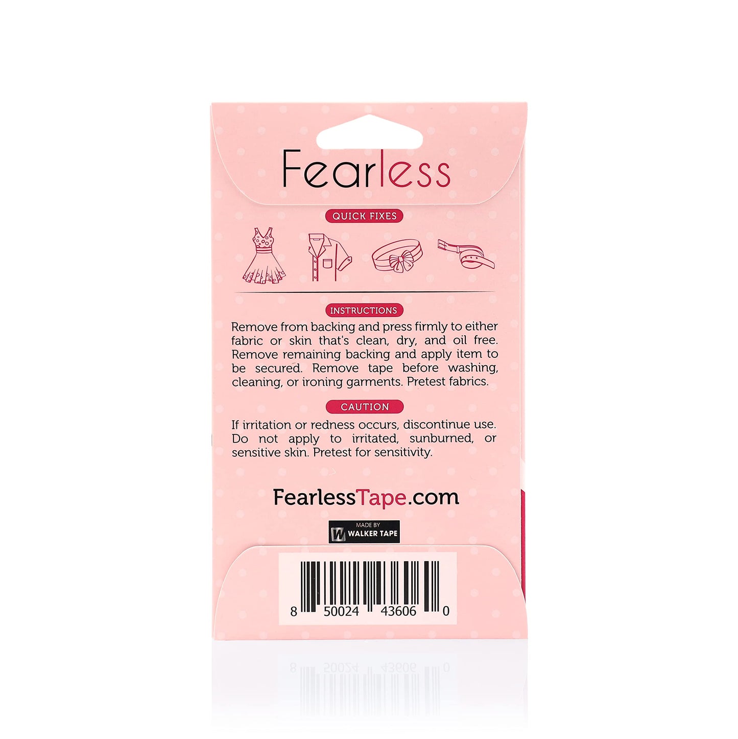 Fearless Fashion Tape – Invisible Double-Sided Body & Clothing Tape (70 Strips) | Strong All-Day Hold | Skin-Safe & Fabric-Friendly
