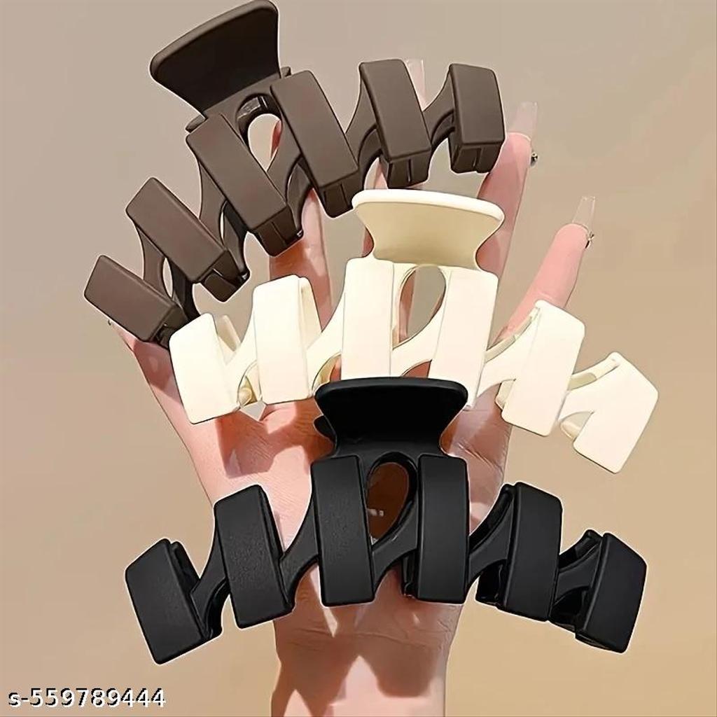 Large Matte Hair Claw Clips – view 3