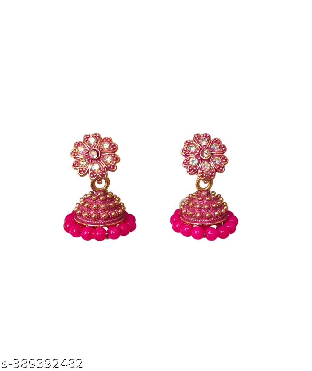 Multicolour Jhumka Earrings Combo – view 3