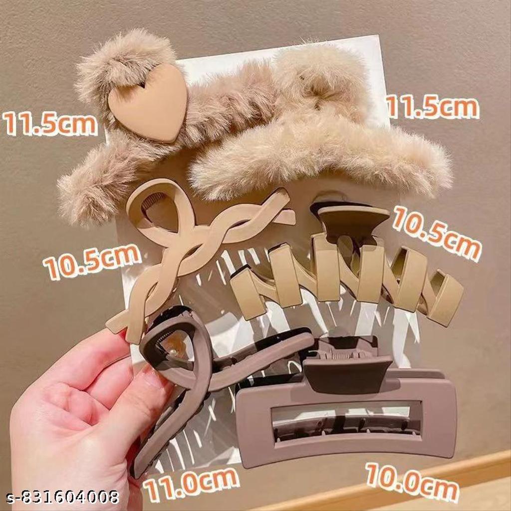 Matte Hair Claw Clips