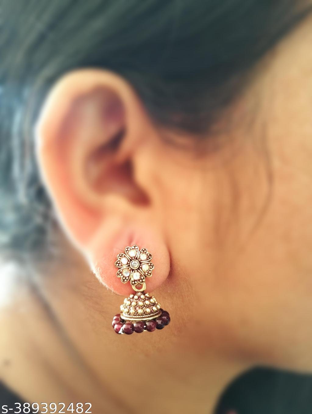 Multicolour Jhumka Earrings Combo – view 2